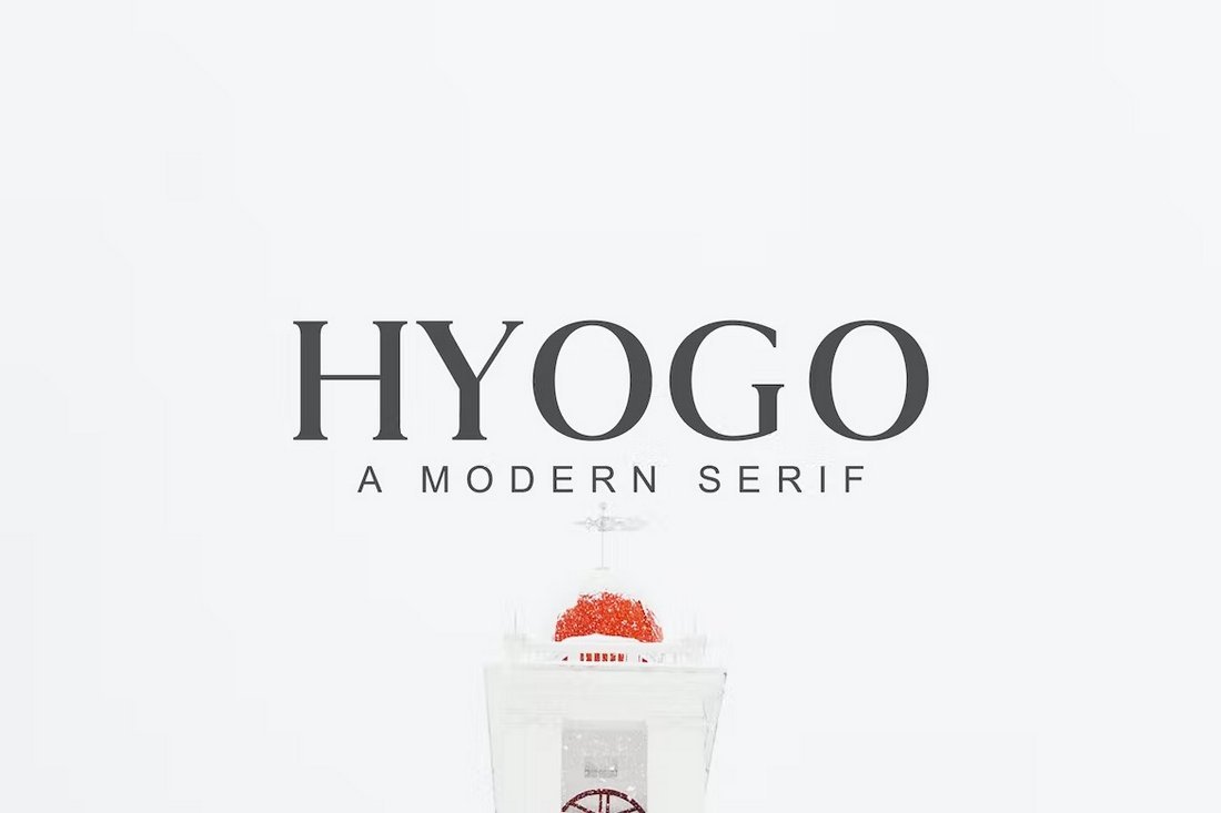 Hyogo Clean Modern Serif Font Family