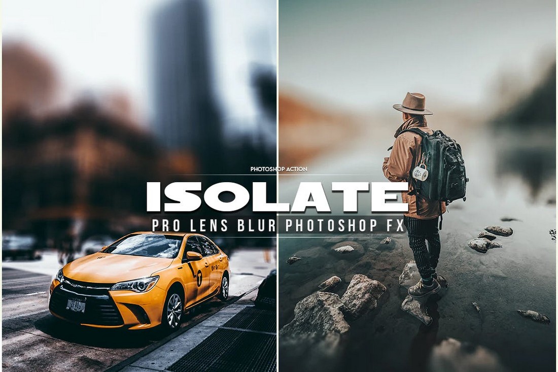 Isolate - Lens Blur Photoshop Action