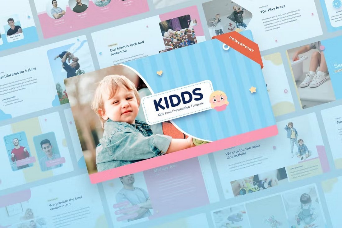 Kidds - Cute Kids PowerPoint Presentation