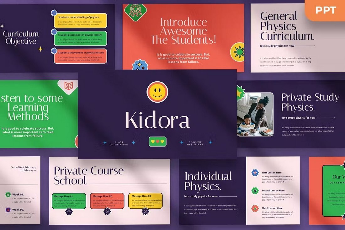Kidora - Cute Powerpoint Presentation Template