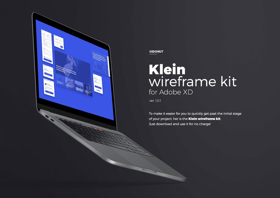 Klein - Free Adobe XD Wireframe Kit