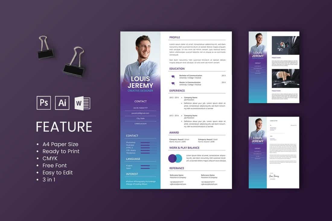 Louis - Professional CV And Resume Template