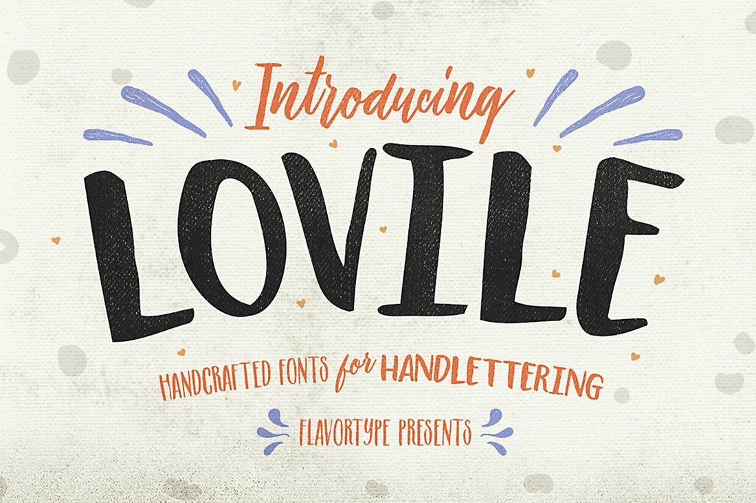 Lovile Handcrafted Typeface