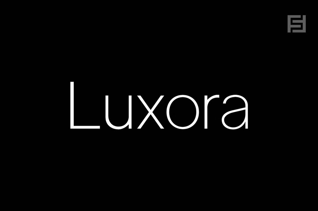Luxora Grotesk - Clean & Minimalist Font