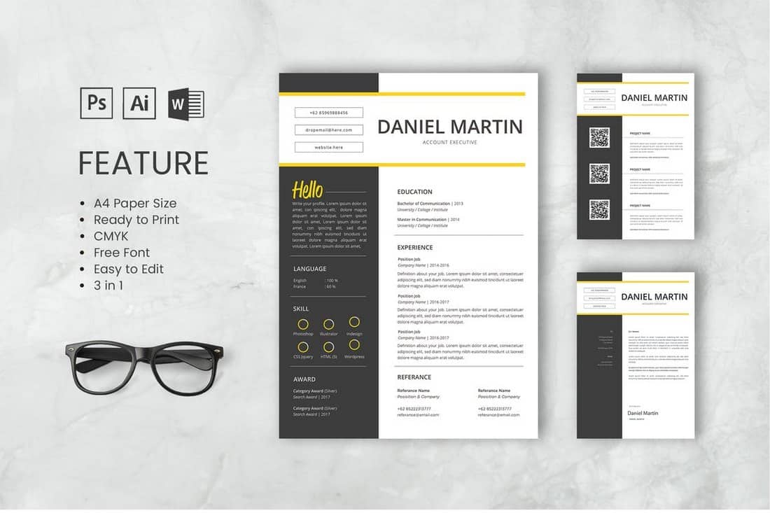 Martin - Professional CV And Resume Template