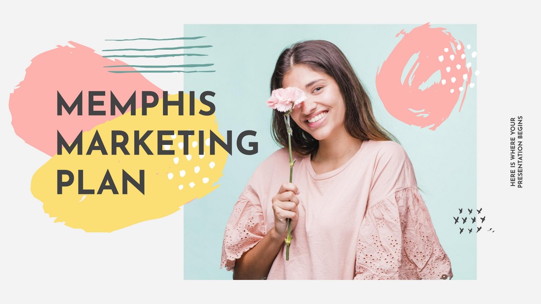 Memphis Marketing Plan Free Google Slides Theme