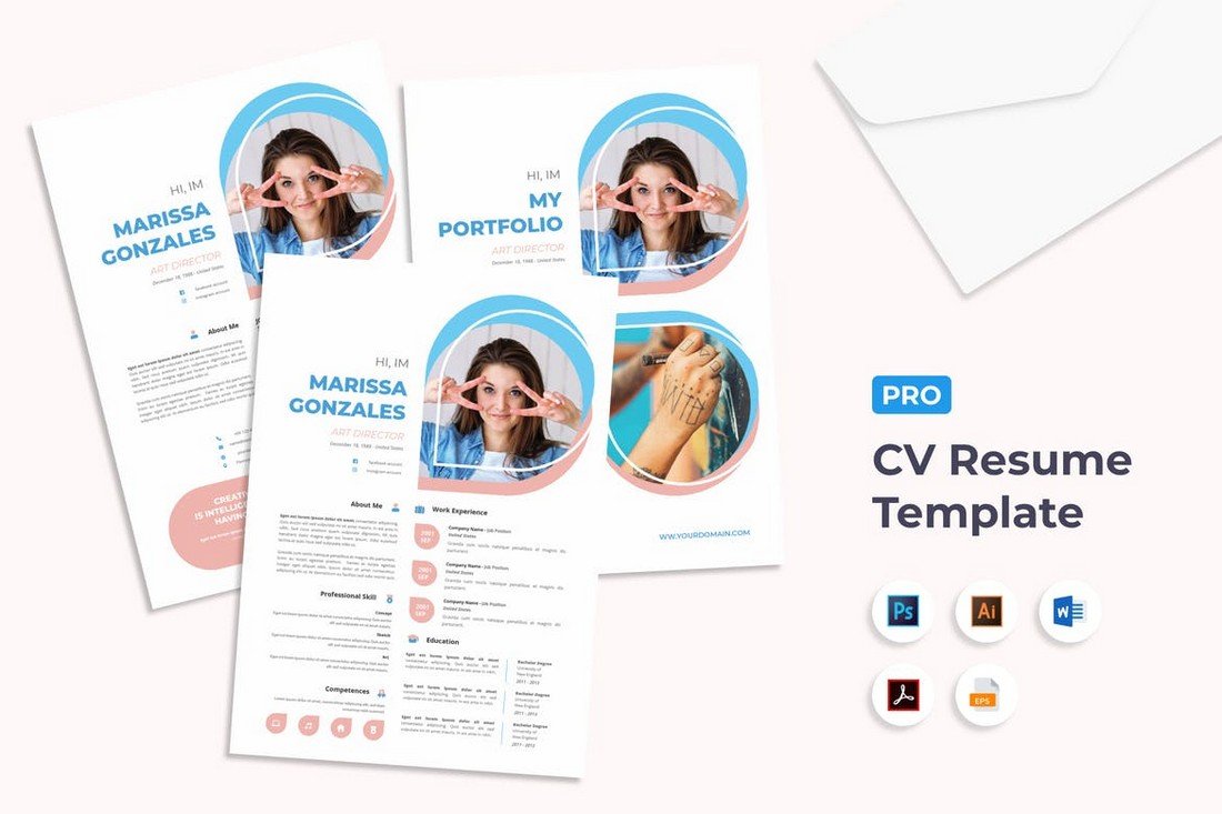 Modern CV Resume Multipurpose Template