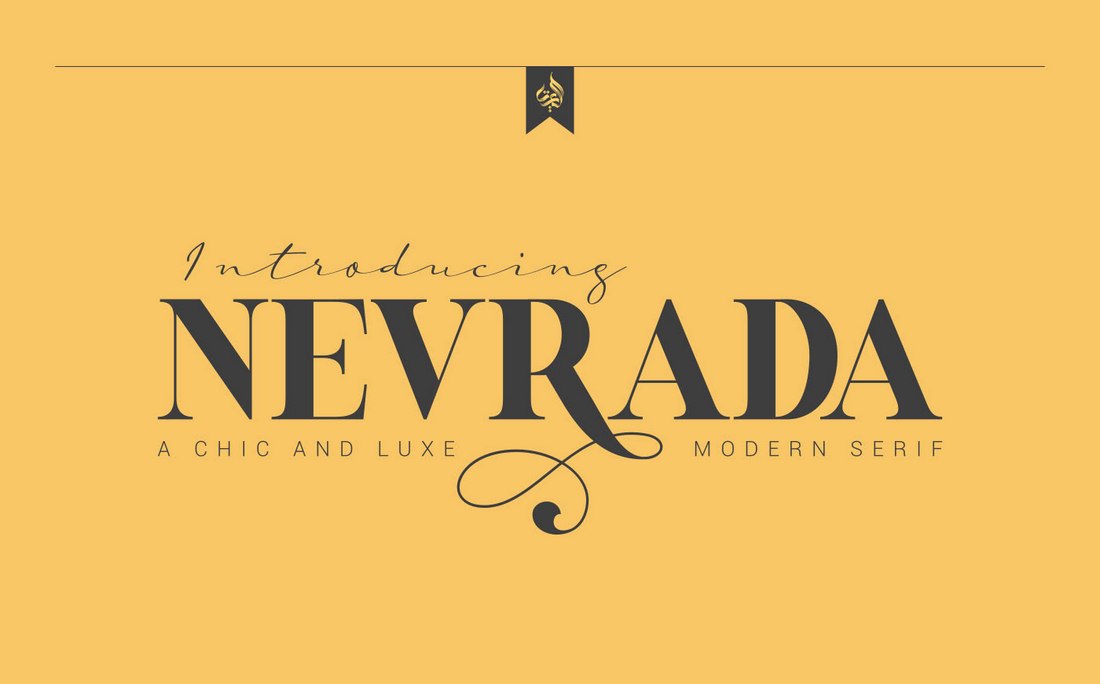 Nevrada - Free Chic & Luxury Font