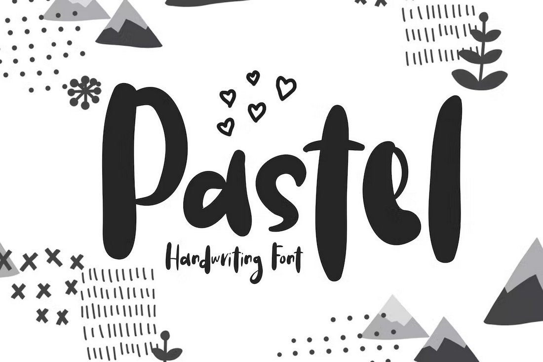 Pastel - Unique Handwriting Font