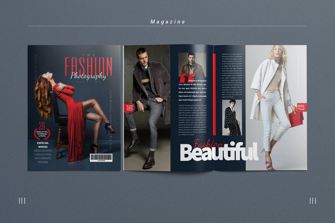 Photography Magazine InDesign Template
