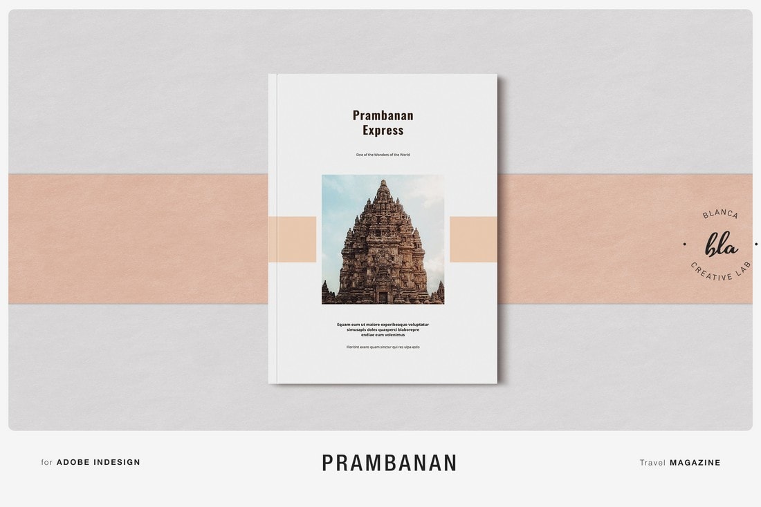 Prambanan - Free InDesign Magazine Template