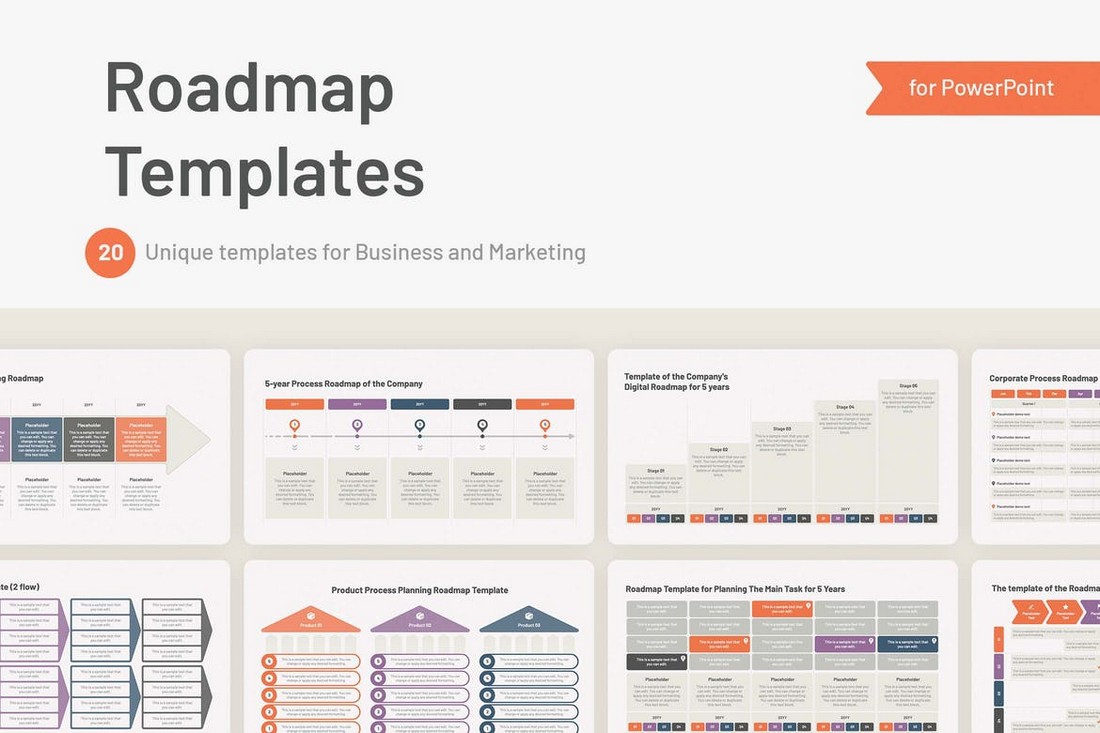 Roadmap Templates for PowerPoint