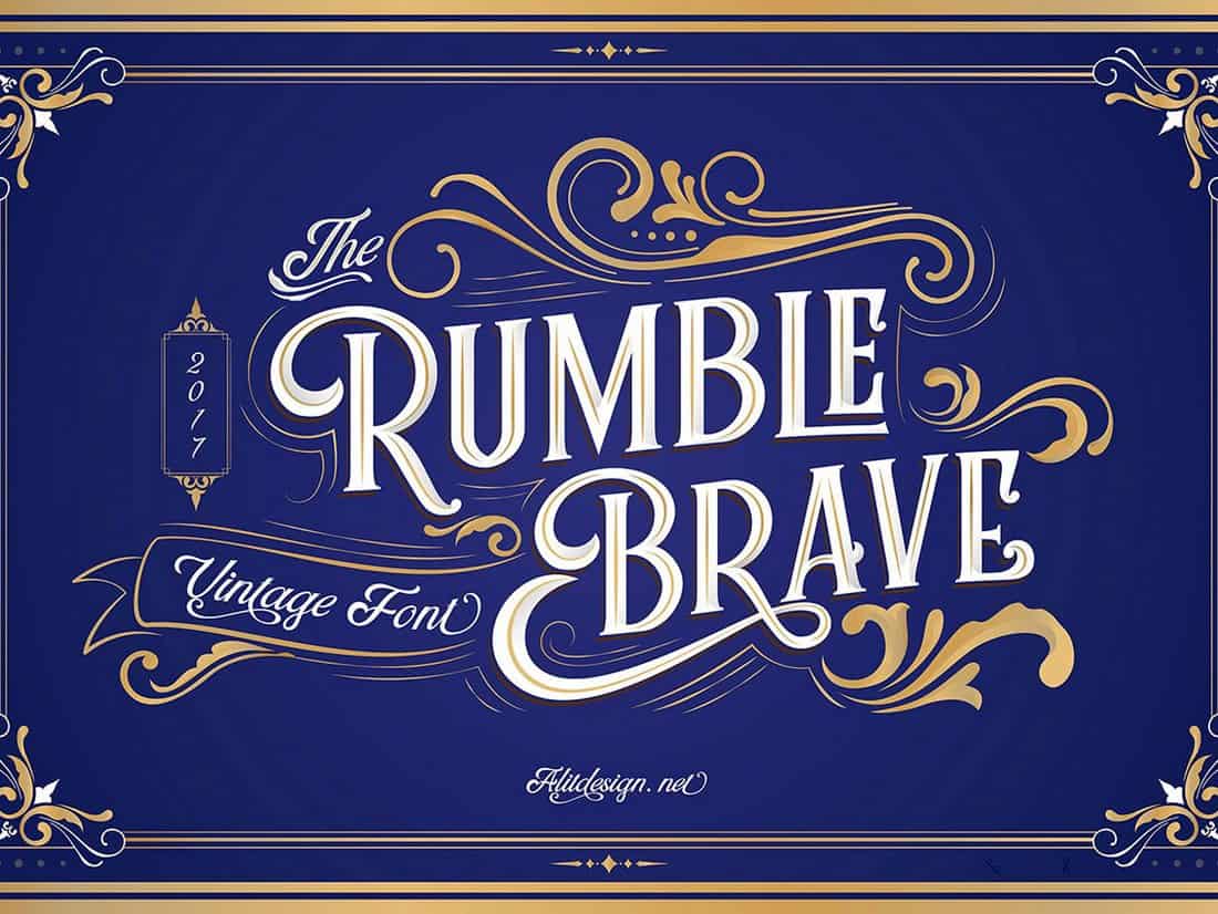 Rumble Brave - Free Display Font