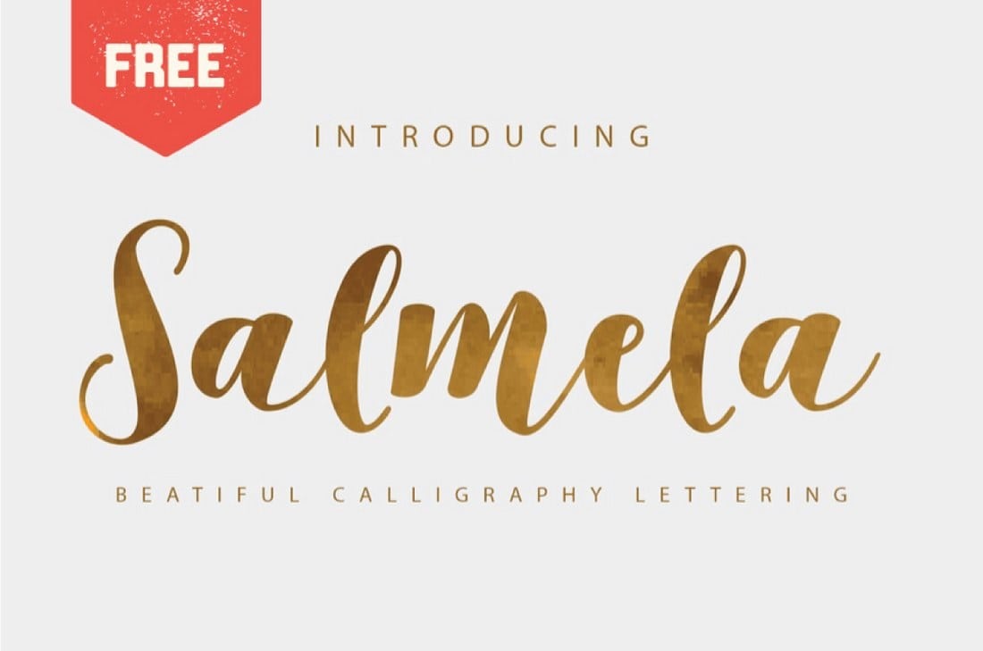 Salmela - Free Caligraphy Font