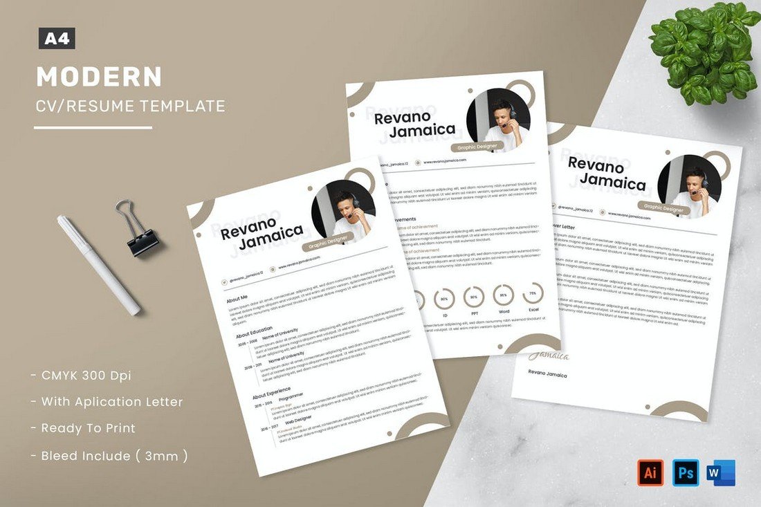 Simple Resume & Cover Letter Templates