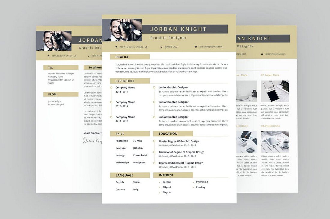 Simple Resume Template for Professionals
