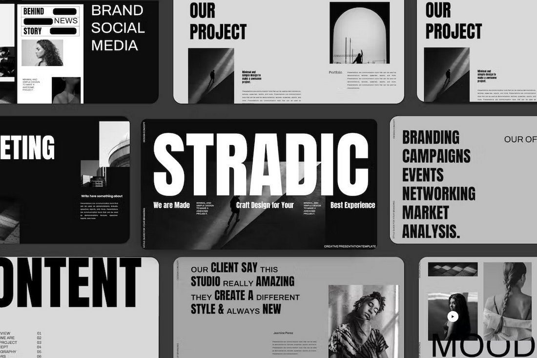 Stradic - Brand & Business Google Slides Theme