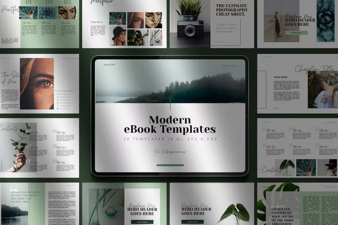 Stylish Multipurpouse eBook Templates