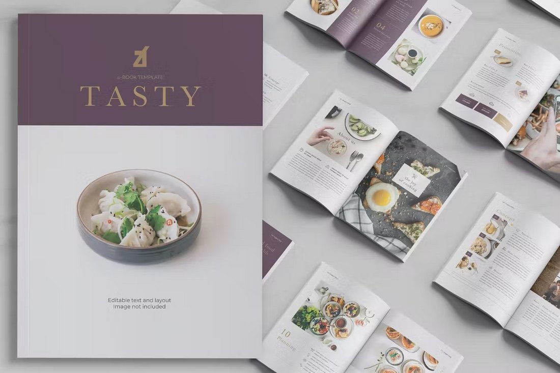 Tasty Food Recipe & Cookbook Template