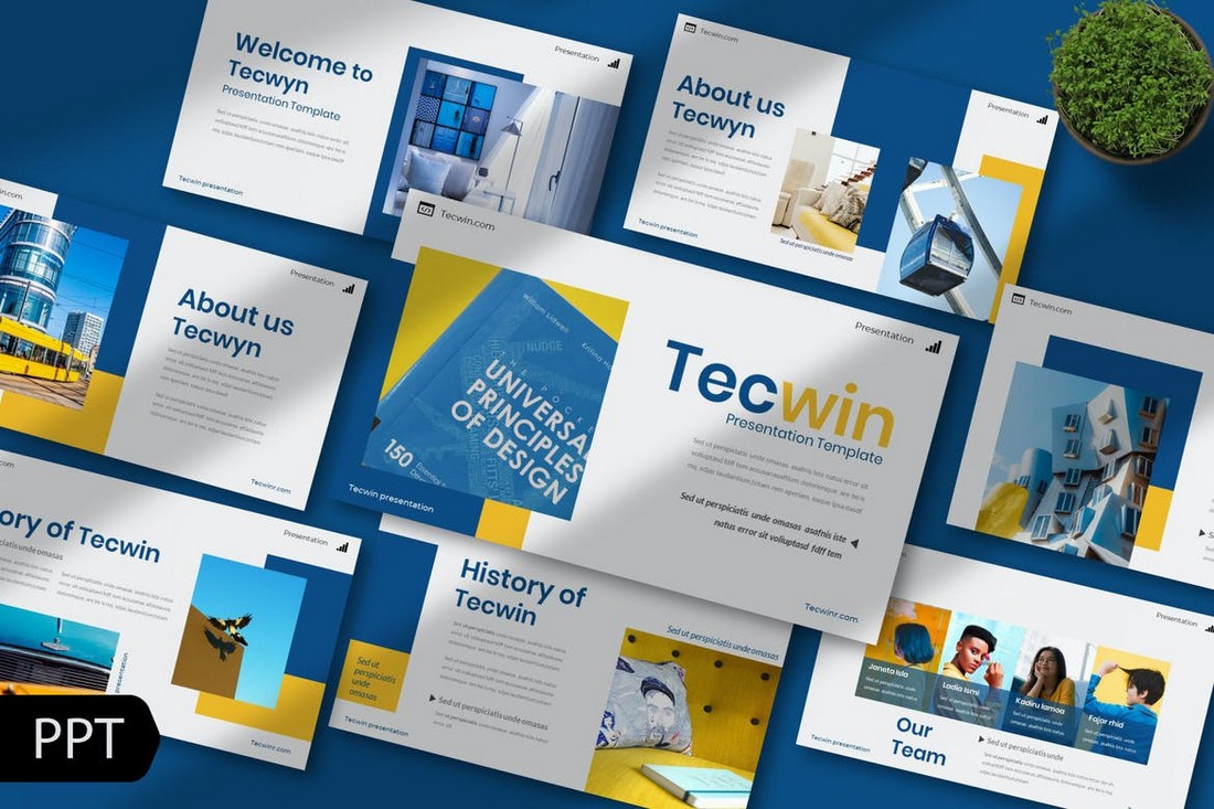 Tecwin - Business & Professional Powerpoint Template