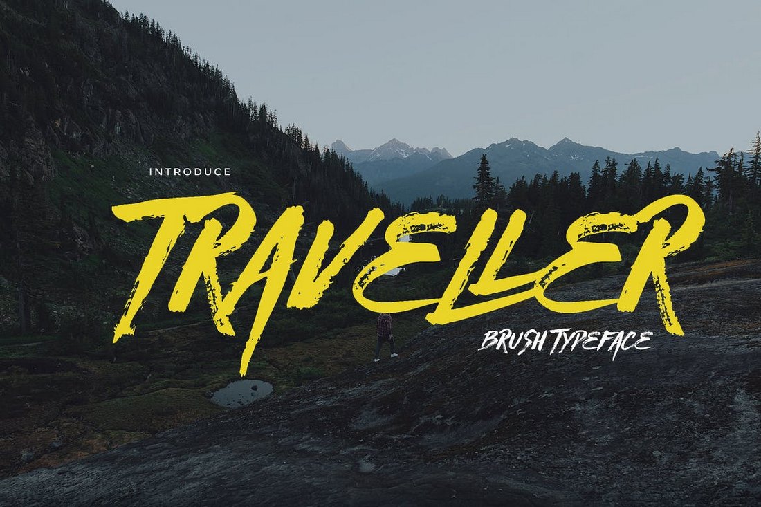 Traveller - Brush Typeface