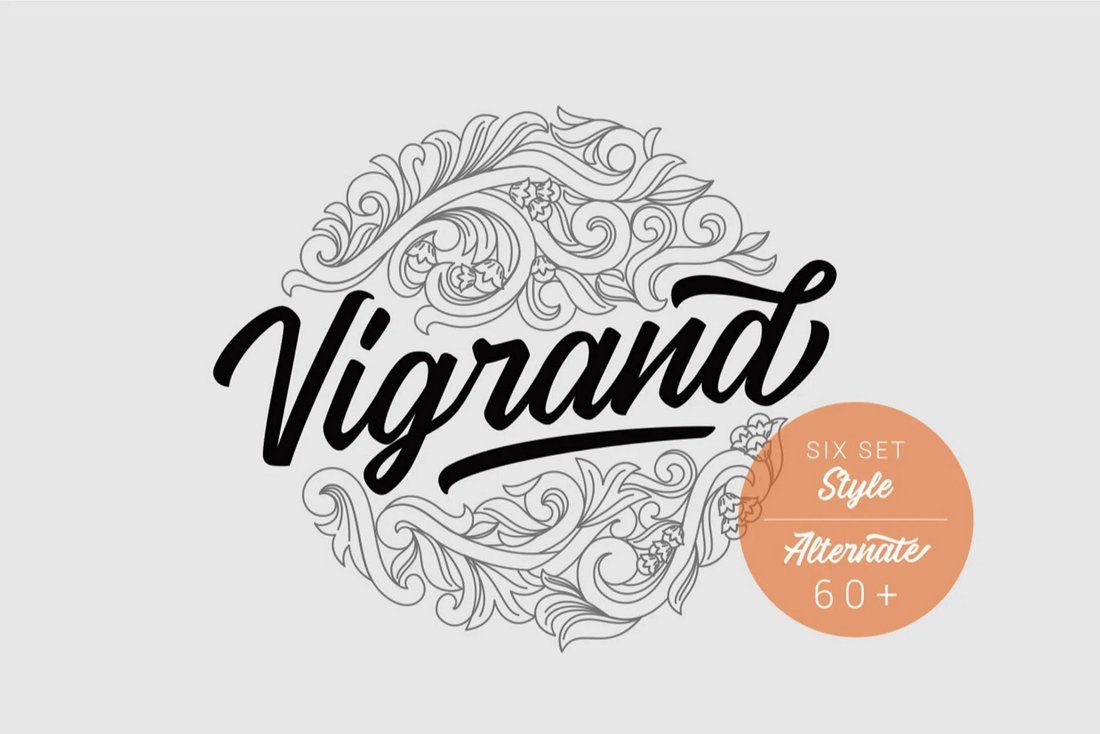 Vigrand - Free Cute Handwriting Font