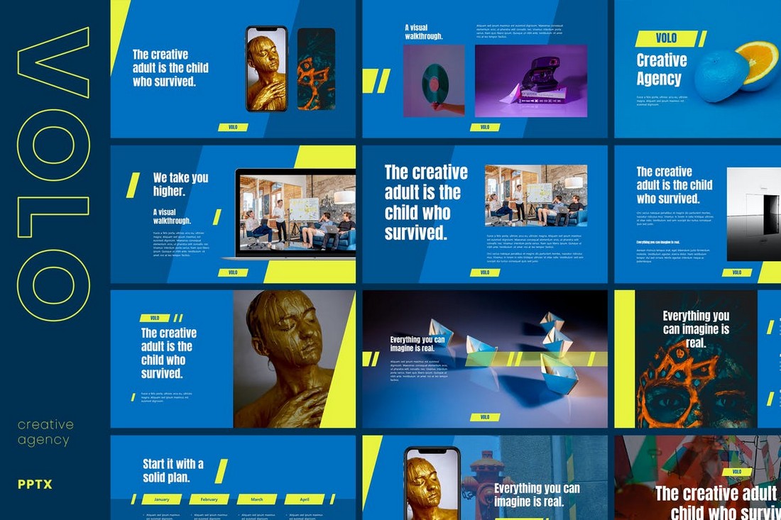 Volo - Creative Agency Powerpoint Template