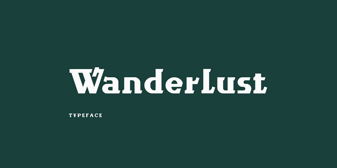 Wanderlust - Free Serif Font