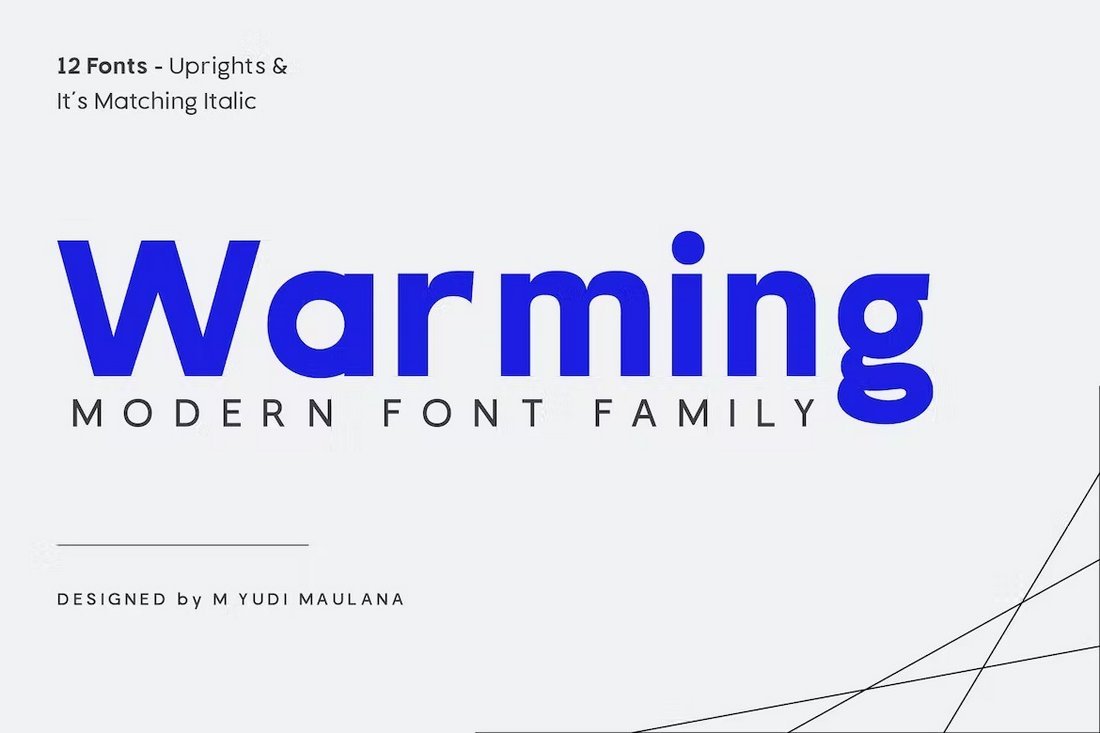 Warming Font Family