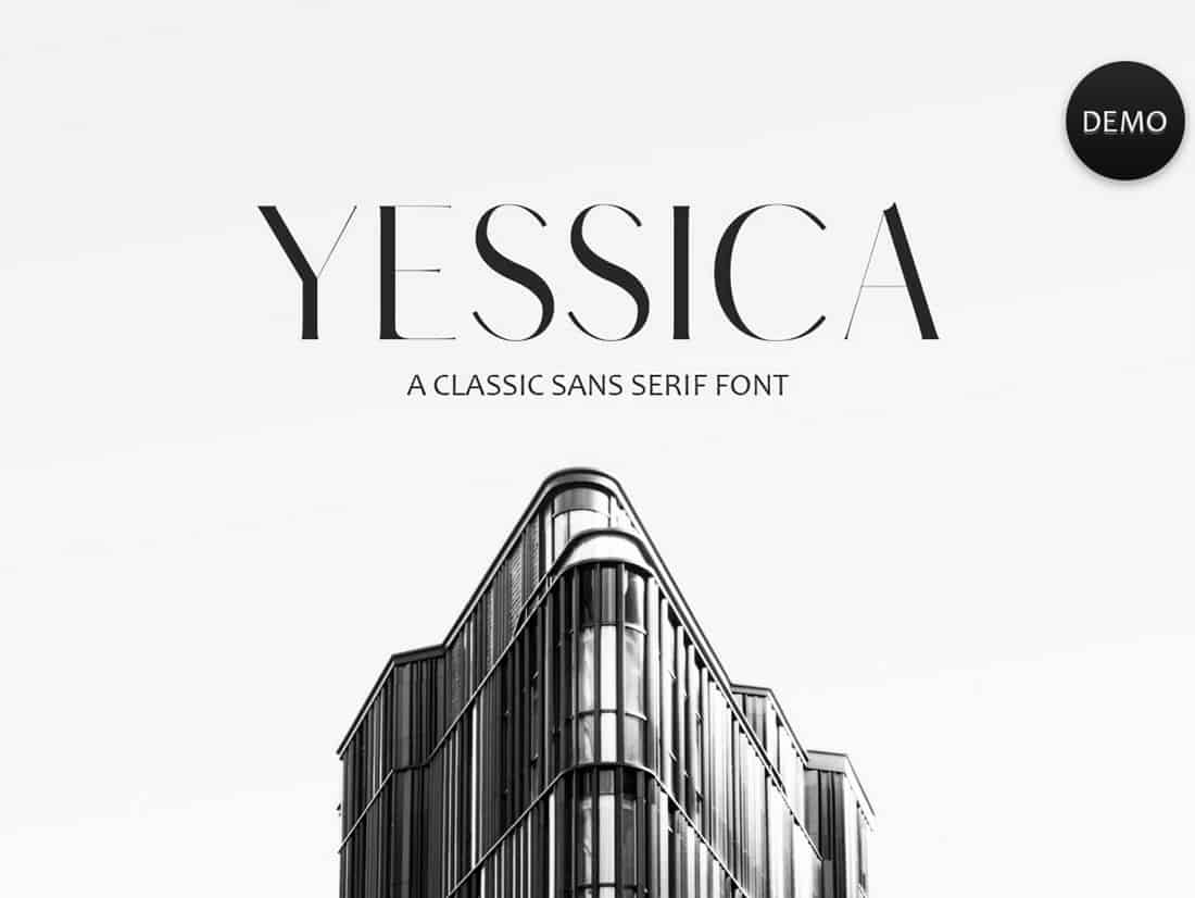 Yessica - Free Sans Serif Font