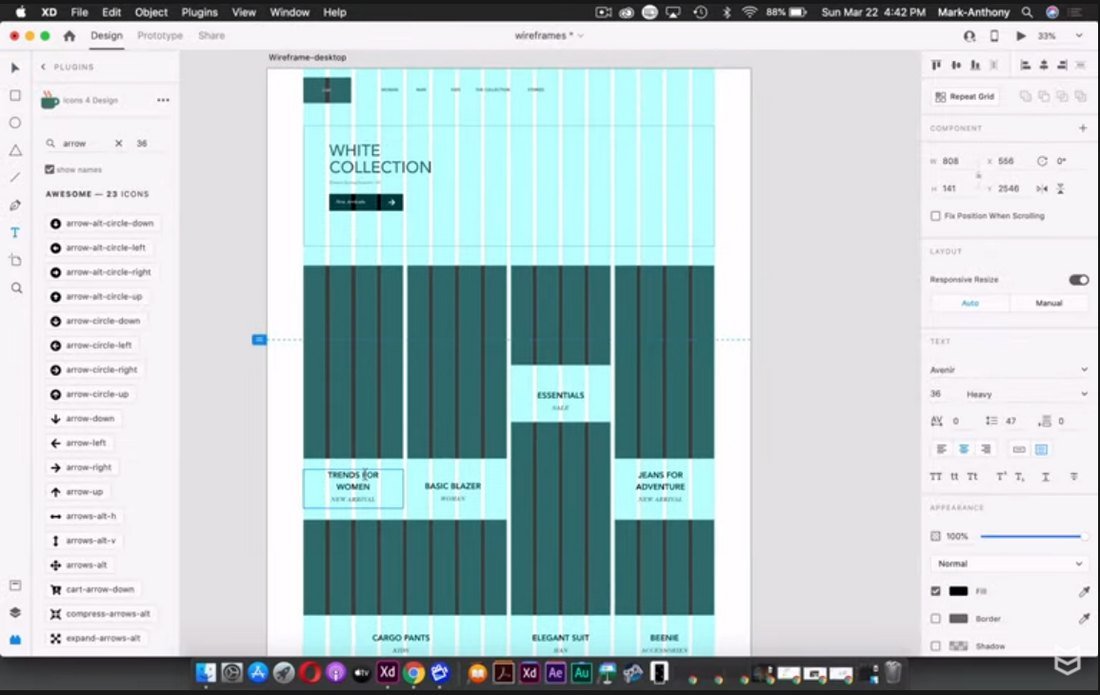 create a simple wireframe