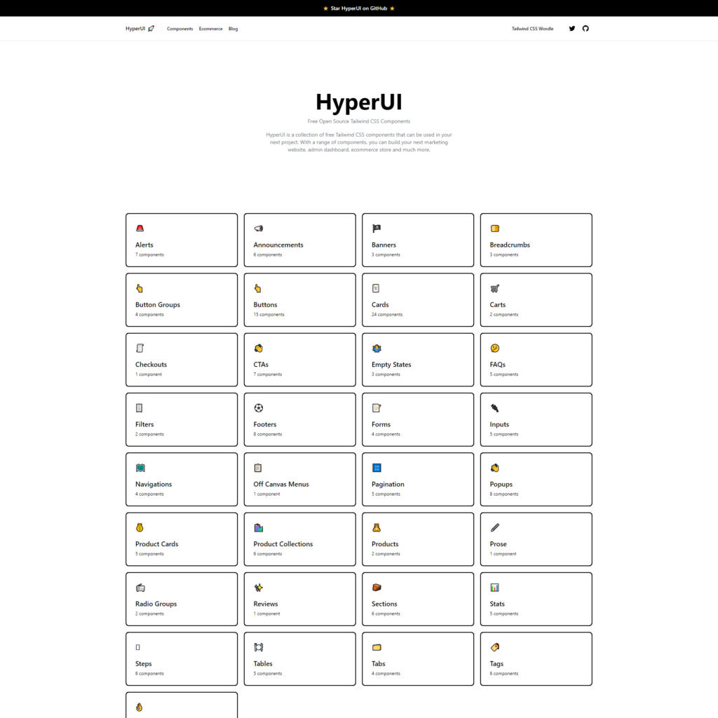 HyperUI - Free Tailwind CSS Components