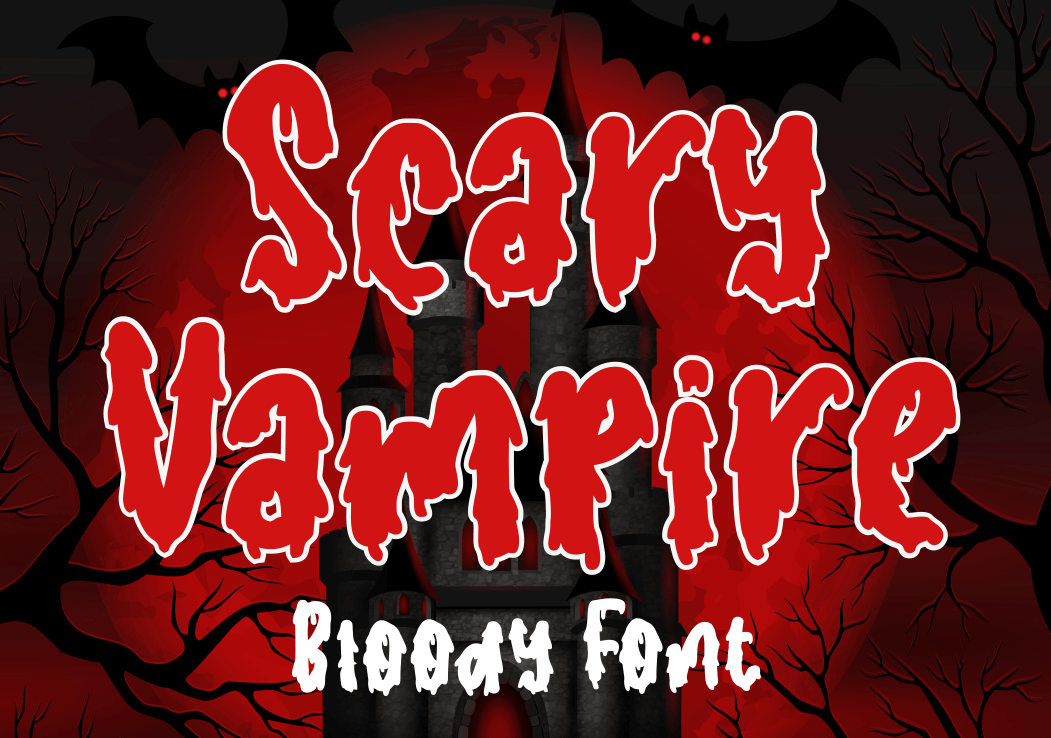 Scary Vampire Font
