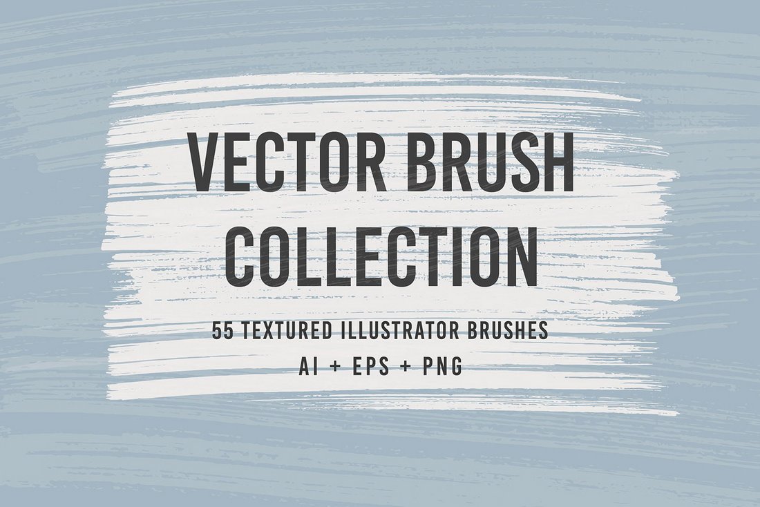 55 Free Illustrator Vector Brushes Collection