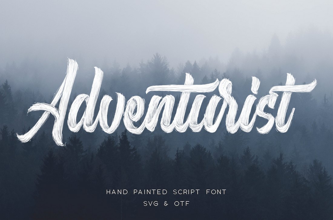 Adventurist - Free Hand-Painted Script Font