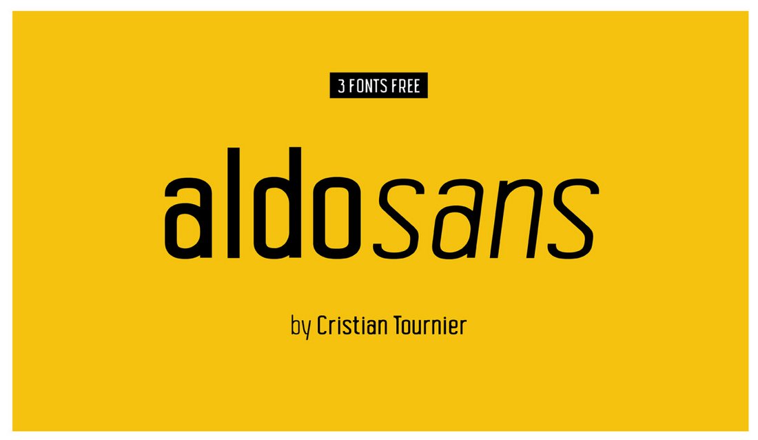 Aldo Sans - Free Modern Condensed Font