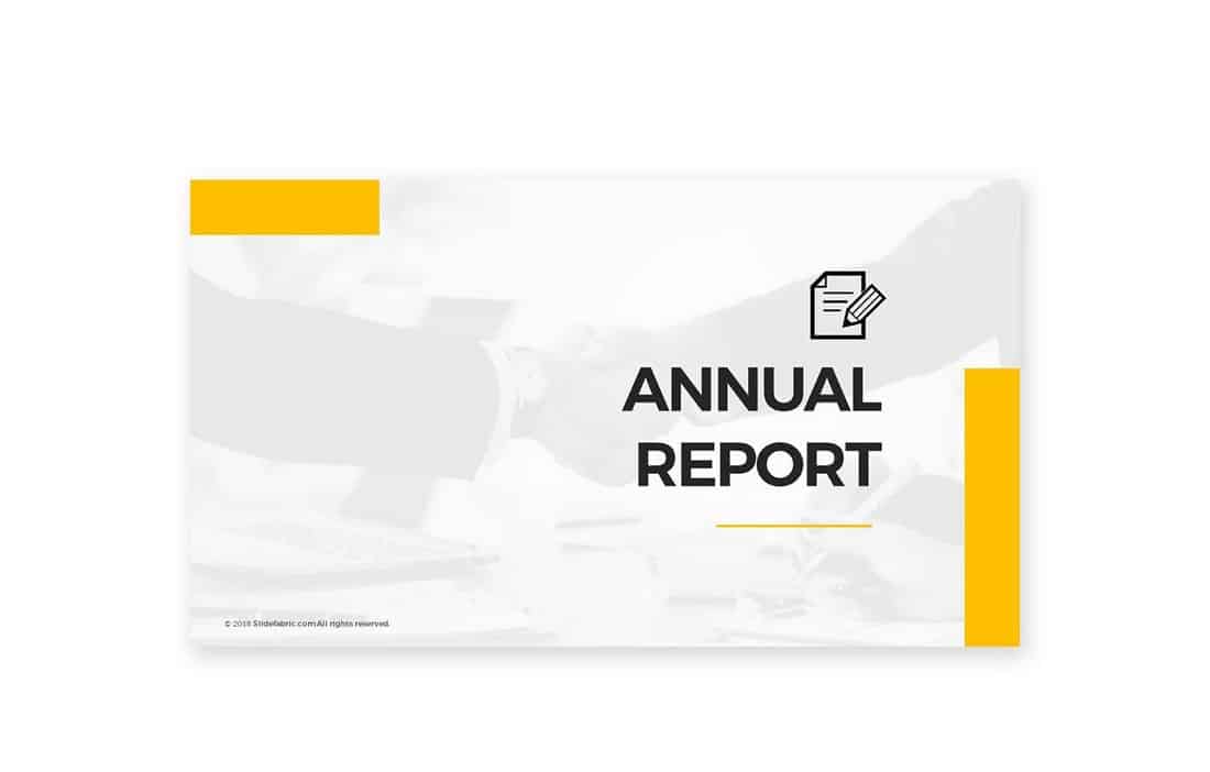 Annual Report - Free PowerPoint Template