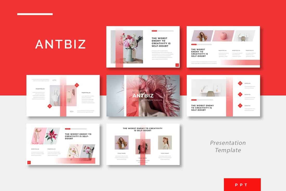 Antbiz - Creative Powerpoint Presentation Template