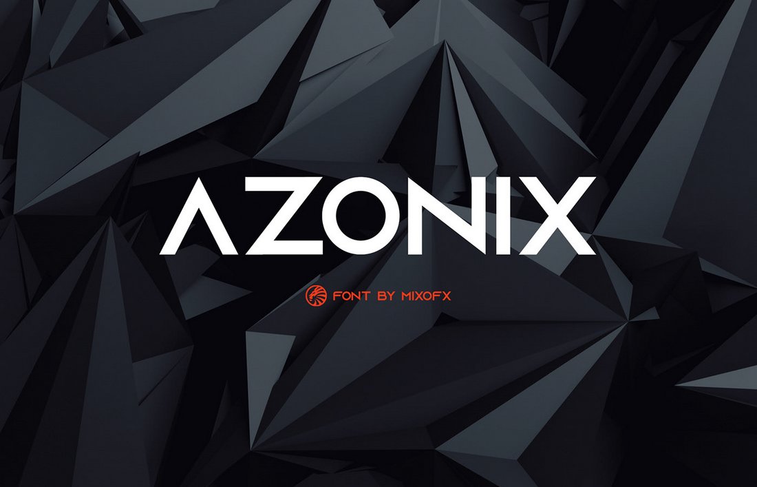 Azonix - Free Modern Logo Font