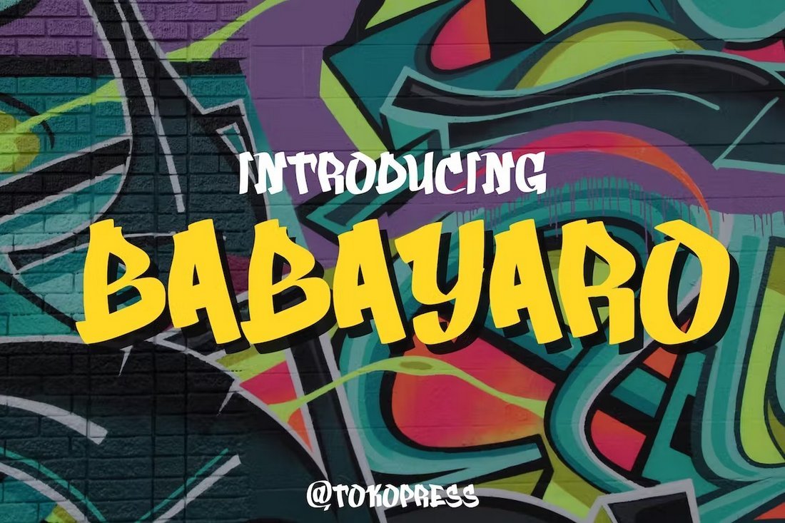 BABAYARO - Bold Graffiti Font
