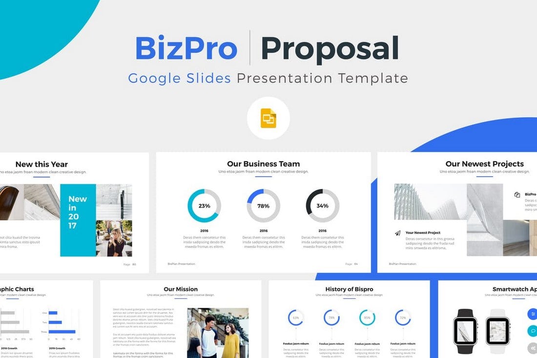 BizPro - Google Slide Presentation Template