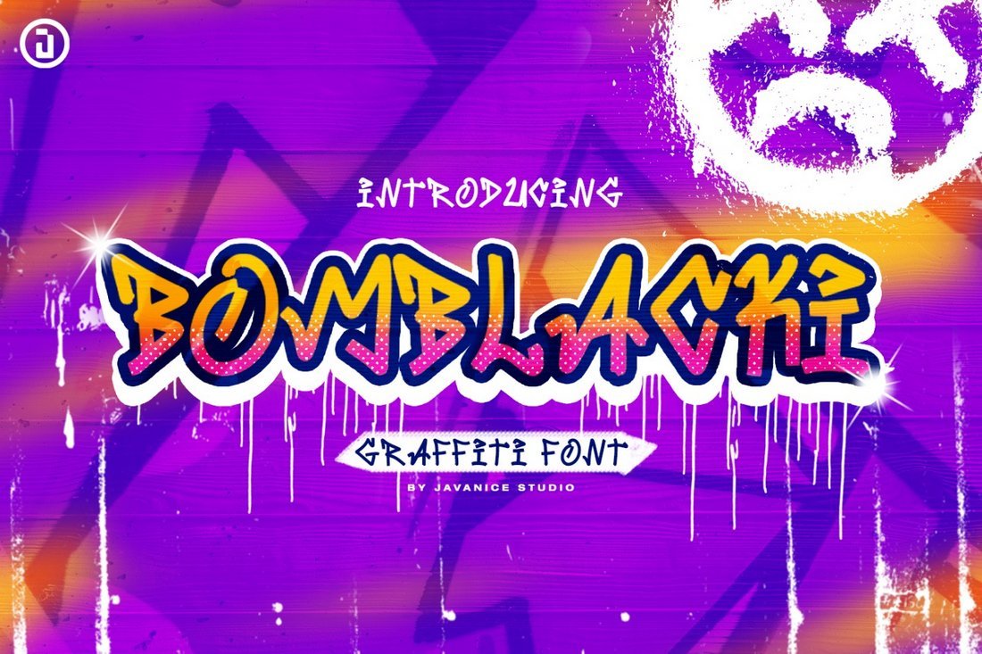 Bomblacki - Free Graffiti Style Font