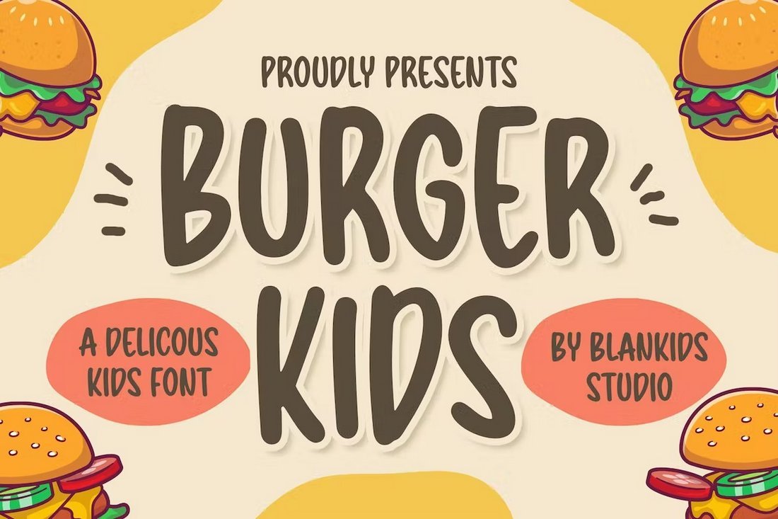 Burger Kids - Fun Fonts for Kids