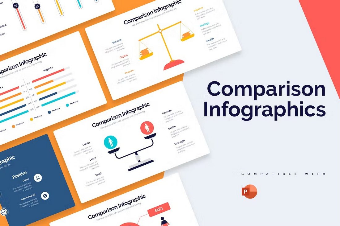 Business Comparison PowerPoint Infographics Template