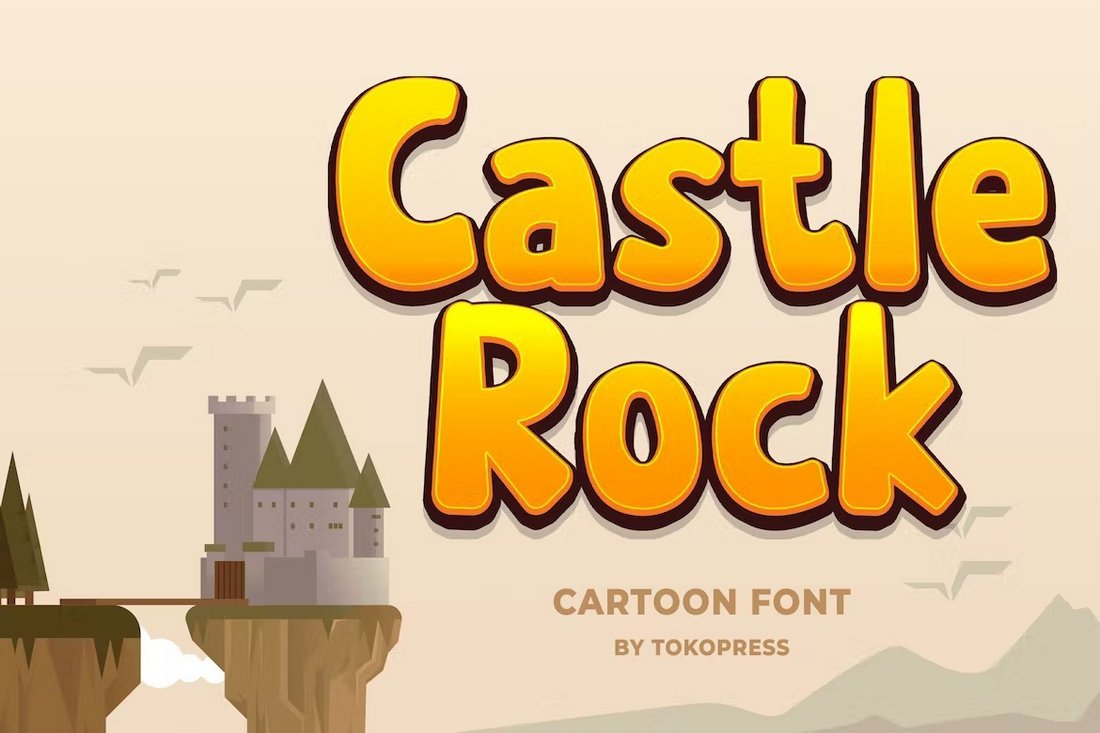 Castle Rock - Cartoon Kids font