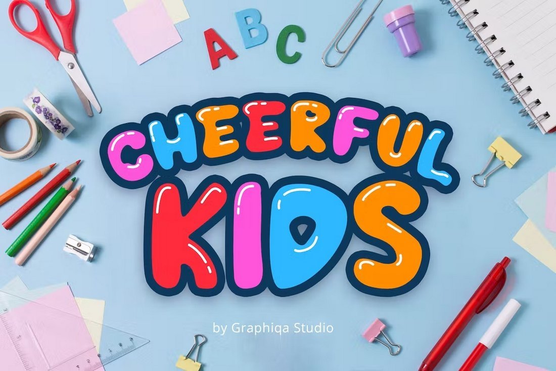 Cheerful Kids - Fun Childrens Font