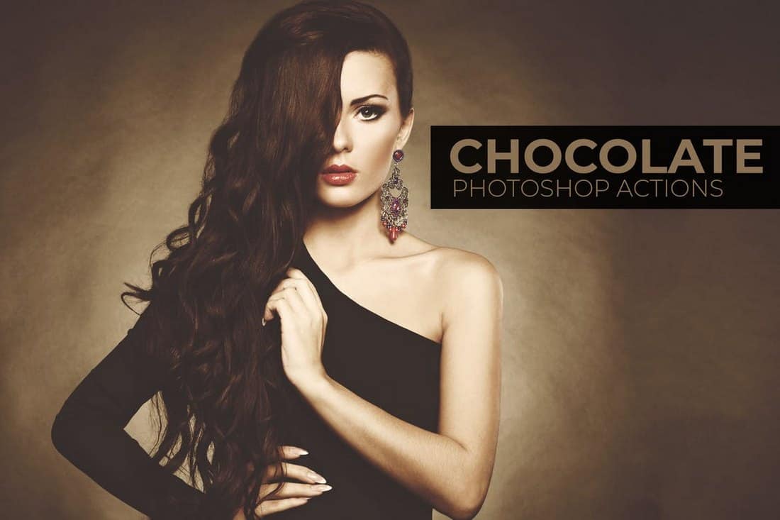 Chocolate - Portrait Photoshop Actions