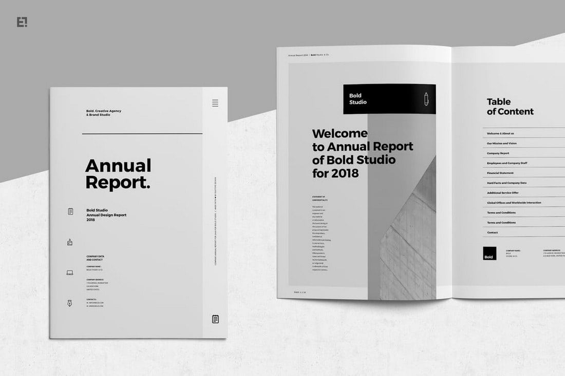 Classic Annual Report Template