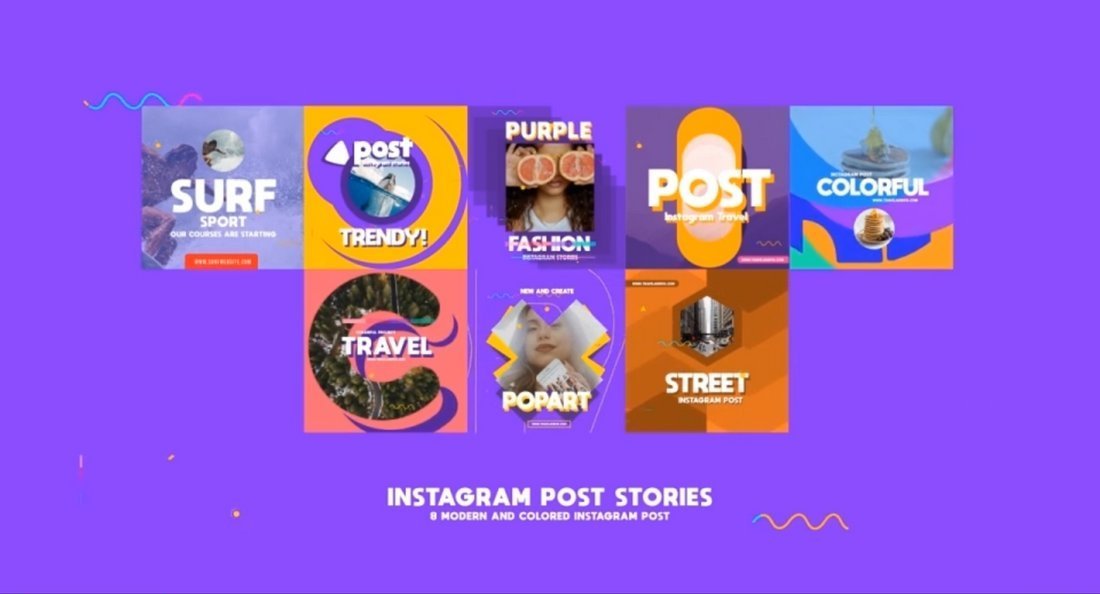 Creative Premiere Pro Instagram Video Templates
