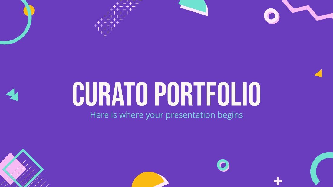 Curato - Free Creative Portfolio PowerPoint Template